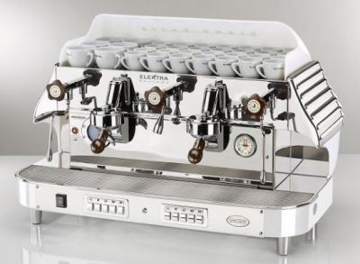 Elektra Coffee Machine V1C Barlume Electronic Chrome & Bakelite